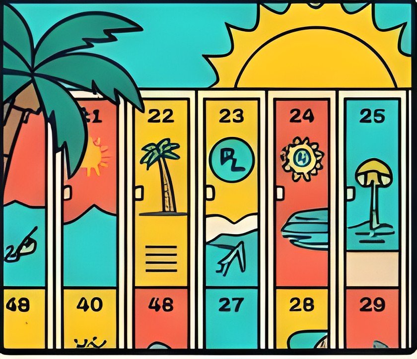 Paradise Lockers Illustration